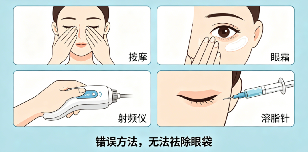 别瞎折腾！祛眼袋真正有用的方法只有这个→